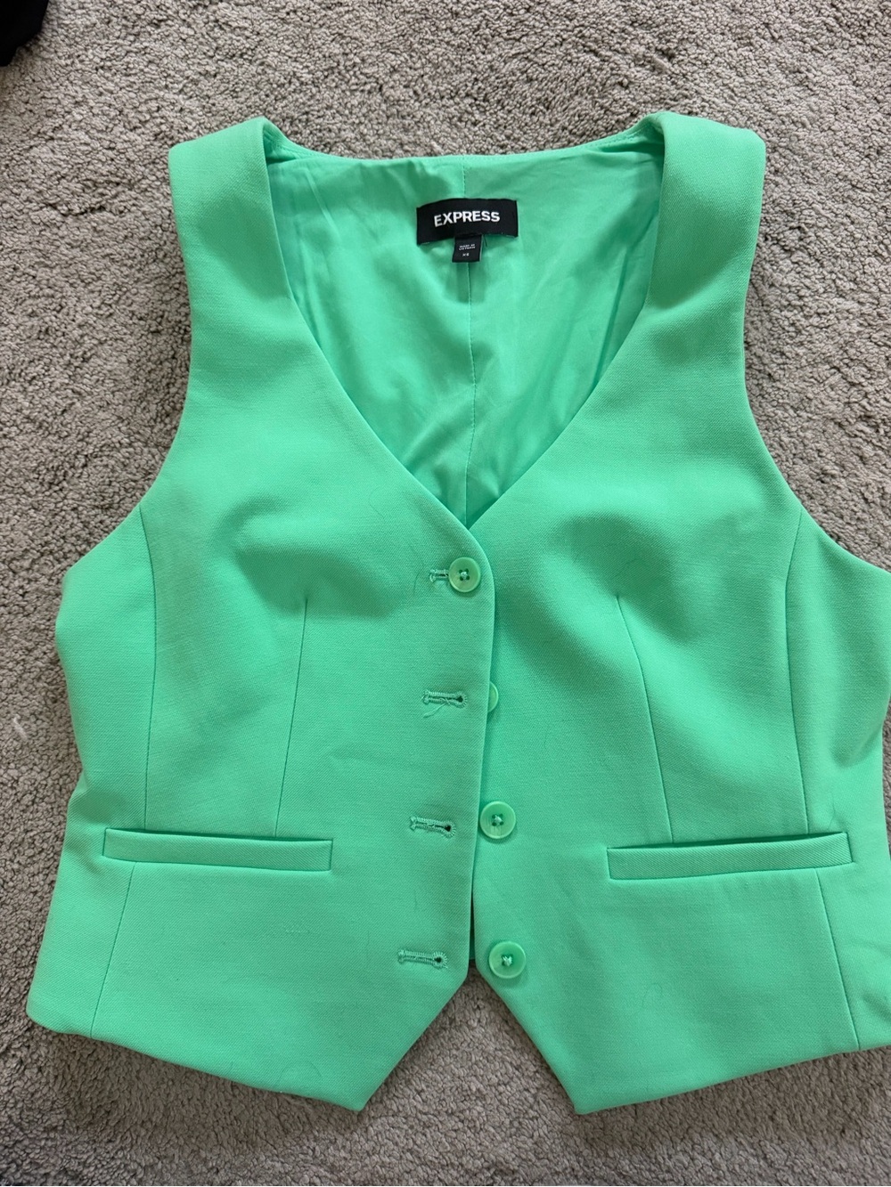 Express Mint Green Women's Vest